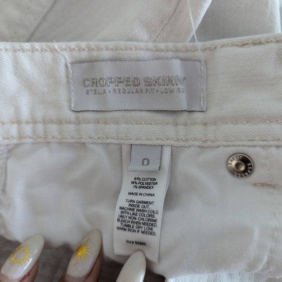 Low rise straight leg crop express jeans - Picture 5 of 5